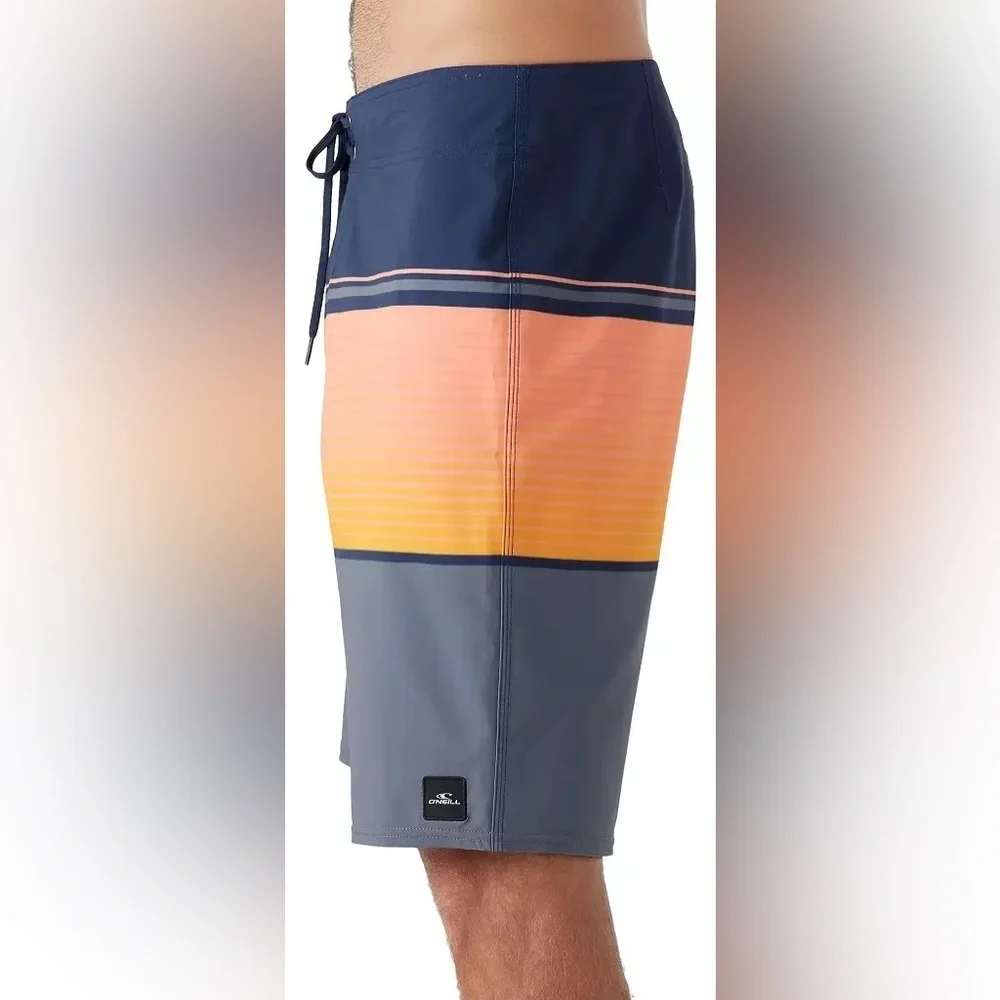 O'Neill Men's Lennox Stripe Quick-Drying 21 in. Boardshorts. NWT!